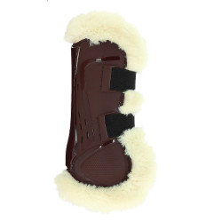 Norton XTR Gamaschen Kunstlammfell Braun