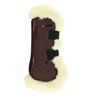 Norton XTR Gamaschen Kunstlammfell Braun