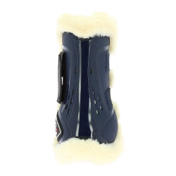 Norton XTR Gamaschen Kunstlammfell Marineblau