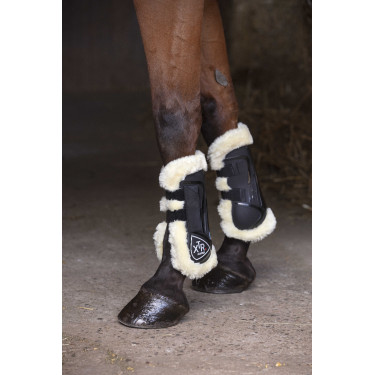 Norton XTR Gamaschen Kunstlammfell Schwarz Norton XTR Gamaschen Kunstlammfell Schwarz