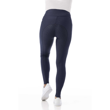 Softshell-Hose Equithème Dolomyt mit Silikonbesatz Marineblau