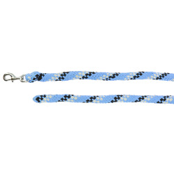 Longierleine Equithème Tyrex Weiß / Schwarz / Blau Wei&szlig;