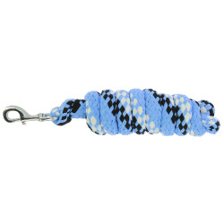 Longierleine Equithème Tyrex Weiß / Schwarz / Blau Wei&szlig;