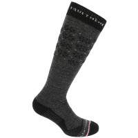 Equithème Snow Socken Meliertes Grau / Rosa