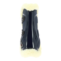 Norton XTR Gamaschen mit synthetischem Lammfell und Knöpfen Marineblau