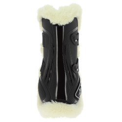 Norton XTR Gamaschen mit synthetischem Lammfell und Knöpfen Schwarz