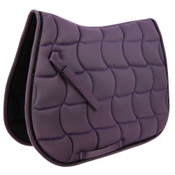Satteldecke Equithème Satin Pflaume Lila