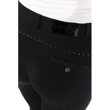 Reithose Equithème Safir Schwarz / Blau Reithose Equithème Safir Schwarz / Blau
