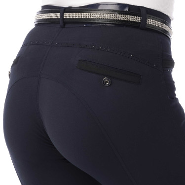 Reithose Equithème Safir Marine / Schwarz Blau Reithose Equithème Safir Marine / Schwarz Blau