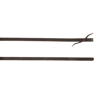 Westride Zügel by Franck Perret mit Gewichten aus glattem Leder Schokolade Braun