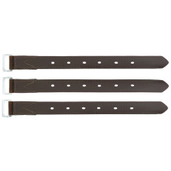 Gurtstrippen für Sattel Close Contact Norton Club Rexine Evol Braun