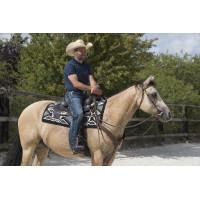 Westride-Sattel von Franck Perret Arvada Schokolade Braun