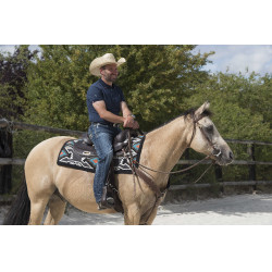 Westride-Sattel von Franck Perret Arvada Schokolade Braun