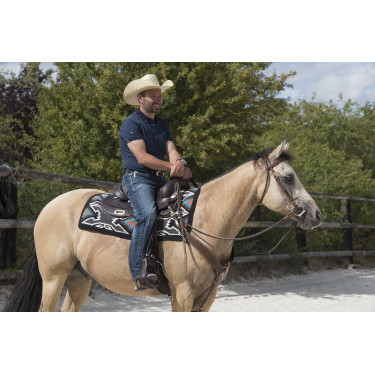 Westride-Sattel von Franck Perret Arvada Schokolade Braun