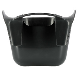 Tragbare Futterkrippe mit Haken Hippo-Tonic Schwarz