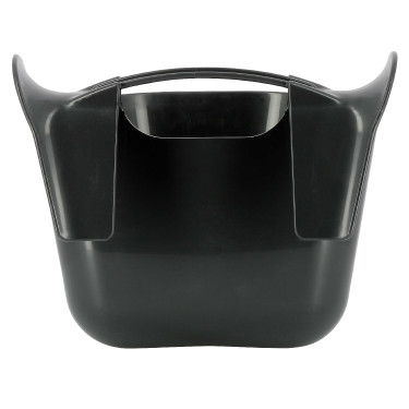 Tragbare Futterkrippe mit Haken Hippo-Tonic Schwarz