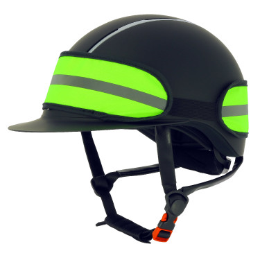 Helmüberzug Equithème High Visibility Neongelb
