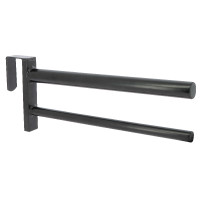 Sattelhalter und abnehmbare Hippotonic-Schabracke Schwarz