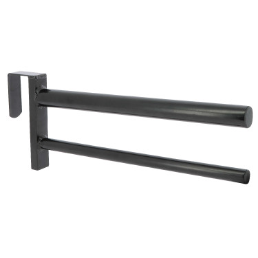 Sattelhalter und abnehmbare Hippotonic-Schabracke Schwarz