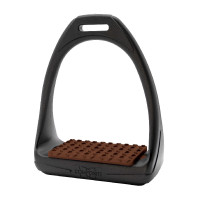 Compositi Soft Reflex Steigbügel Schwarz / Braun