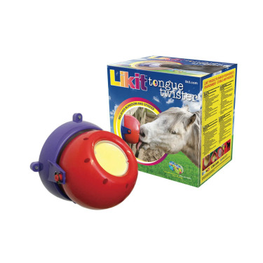 Salzleckstein-Spiel Tongue Twister Likit Rot