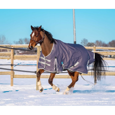 Equithème Tyrex 1200D recycelte Decke Maulwurf Braun