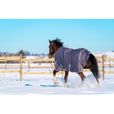 Equithème Tyrex 1200D recycelte Decke Maulwurf Braun