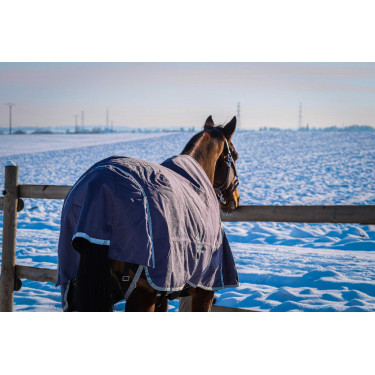 Equithème Tyrex 1200D recycelte Decke Maulwurf Braun