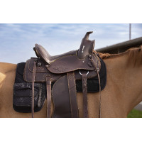 Westernpad Westride mit Taschen Schwarz