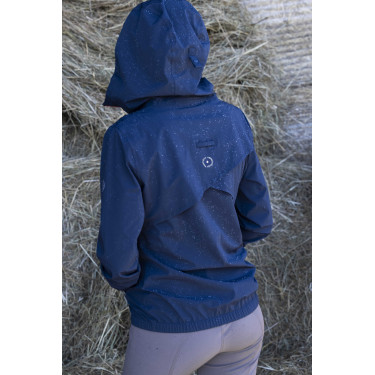 Regenjacke Equithème Eliza Marineblau