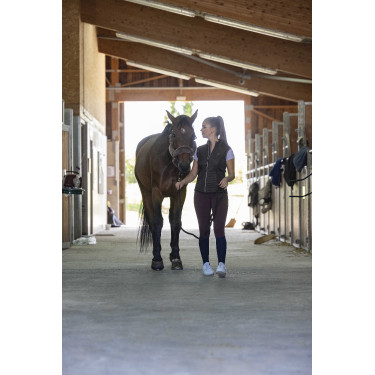 Ärmellose Weste Equithème Luna Schwarz