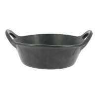 Flexibler Futtereimer 12L Hippotonic Schwarz