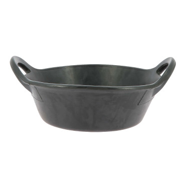 Flexibler Futtereimer 12L Hippotonic Schwarz