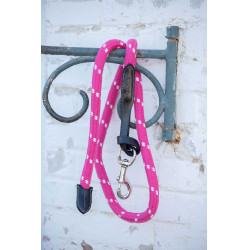 Pénélope-Führleine aus Seil Schwarz