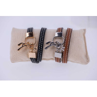 Pénélope Signature Armband Cognac Braun