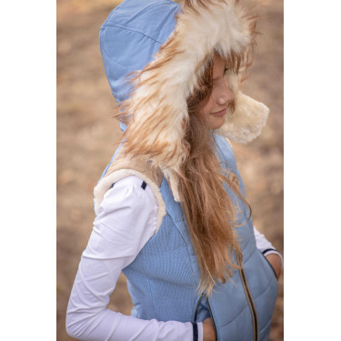 Ärmellose Daunenjacke Pénélope Roger Arktisblau