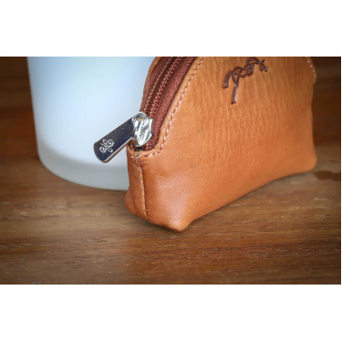 Porte-monnaie Pénélope Cognac Braun