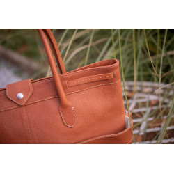 Handtasche Pénélope Maisons Laffitte Cognac Braun