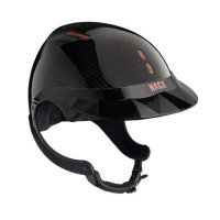 Reithelm NACA Gravity XP Carbon Glänzendes Schwarz / Roségold