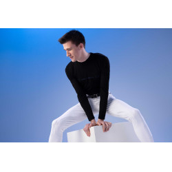 T-Shirt Pro Series Canter Langarm Schwarz