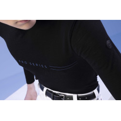 T-Shirt Pro Series Canter Langarm Schwarz