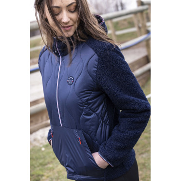 Anorak Equithème Celia Marineblau