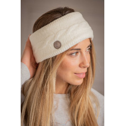 Stirnband Pénélope Mel Weiß Weiß Stirnband Pénélope Mel Weiß Weiß