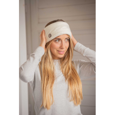 Stirnband Pénélope Mel Weiß Weiß Stirnband Pénélope Mel Weiß Weiß