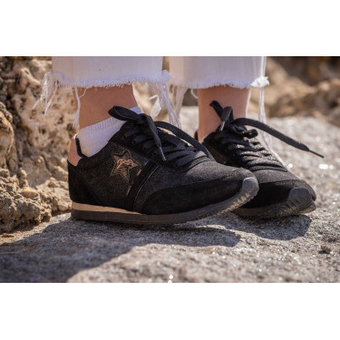 Sneakers Pénélope Saturn Schwarz / Rot