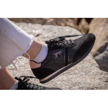 Sneakers Pénélope Saturn Schwarz / Rot