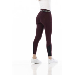 Hose Equithème Claudine Silikon-Vollbesatz Bordeaux