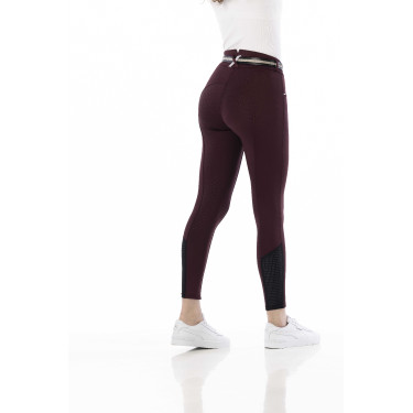 Hose Equithème Claudine Silikon-Vollbesatz Bordeaux