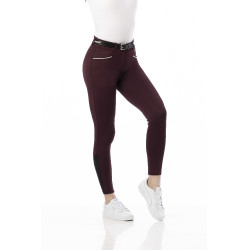 Hose Equithème Claudine Silikon-Vollbesatz Bordeaux