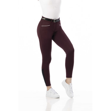 Hose Equithème Claudine Silikon-Vollbesatz Bordeaux